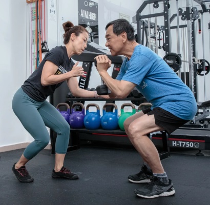 Senior Population Elderly Personal Training Singapore